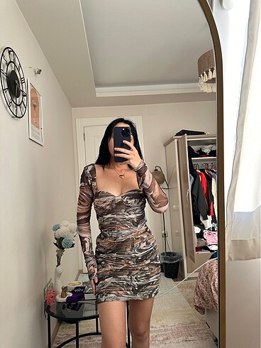 xs Beden Zara tül elbise