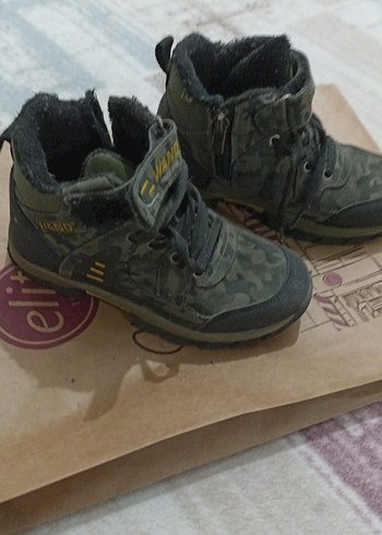 Kahverengi Kamuflaj Erkek Çocuk Botu - Görsel 3