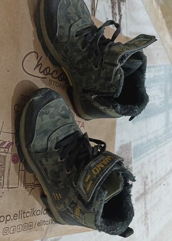 Kahverengi Kamuflaj Erkek Çocuk Botu - Görsel 2