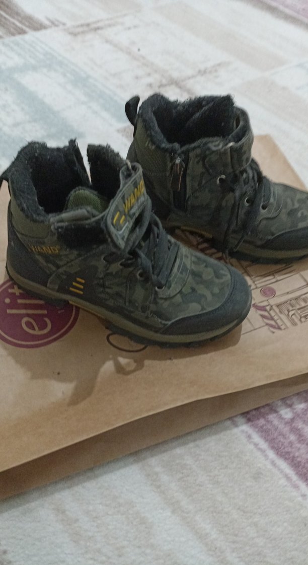 Kahverengi Kamuflaj Erkek Çocuk Botu - Görsel 3