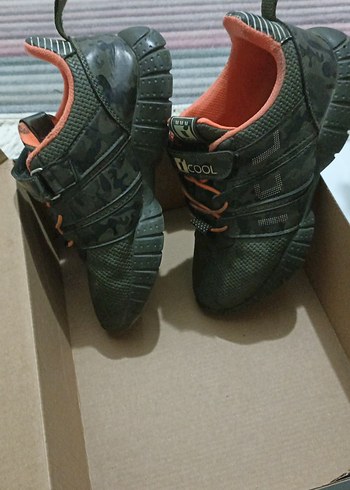 Turuncu Siyah Erkek Çocuk Spor Ayakkabı - Görsel 3