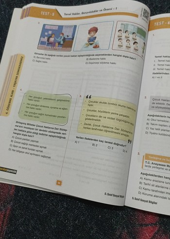 5. Sınıf BanaBi Sosyal Bilgiler Soru Bankası - Görsel 2
