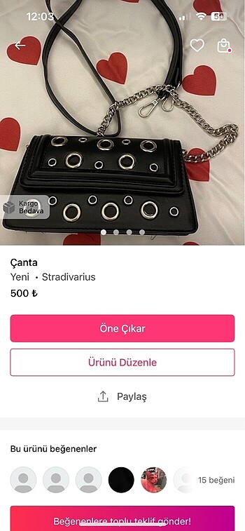 Stradivarius çanta