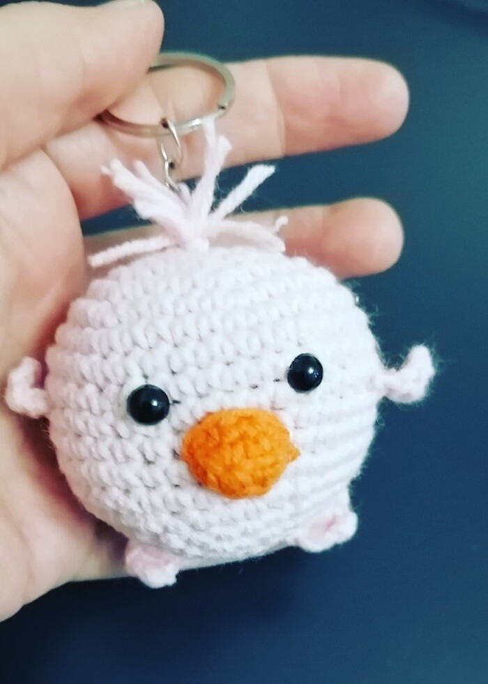 Pembe civciv anahtarlık - Görsel 3