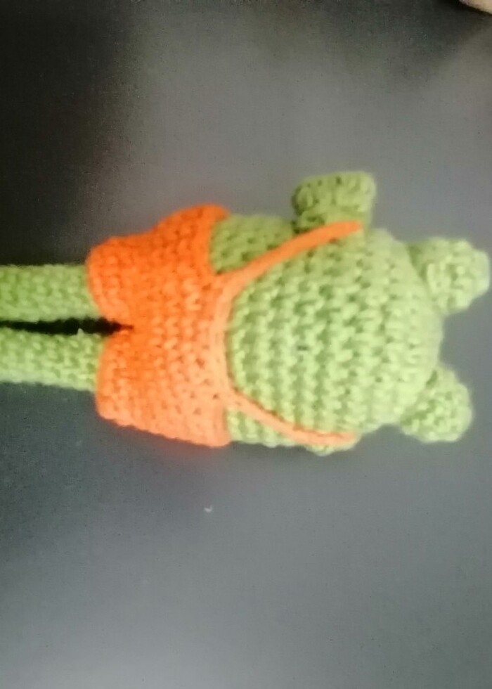 Kurbağa çanta süsğ - Görsel 5