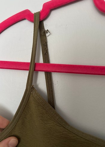 Kahverengi İnce Askılı Kadın Atlet - Görsel 2