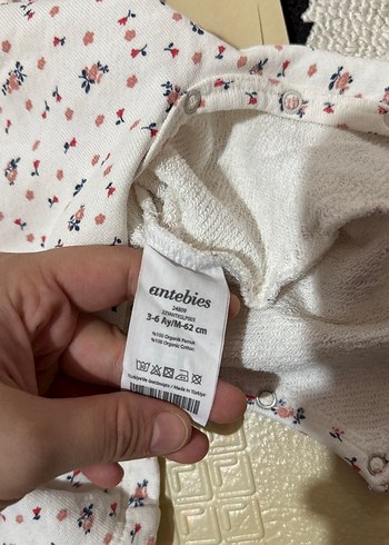 Kız Çocuk Çiçek Desenli Askılı Tulum slopet - Görsel 3