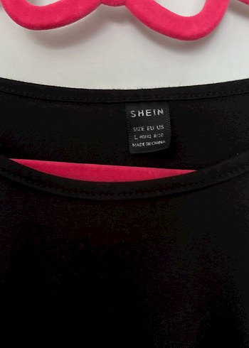 Siyah Kısa Kollu Tişört Sheın - Görsel 3