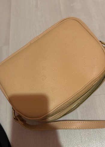 Bej Deri Kadın Çanta - Modern Klasik pierre cardin - Görsel 7