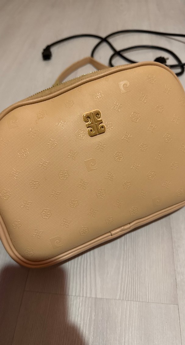 Bej Deri Kadın Çanta - Modern Klasik pierre cardin - Görsel 2