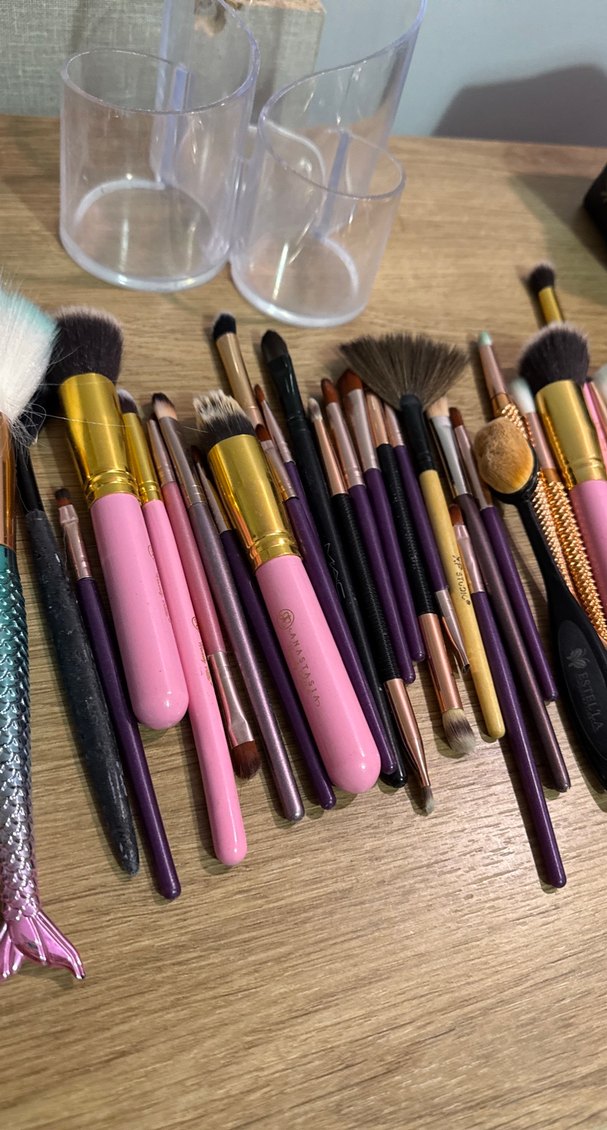 Renkli Makyaj Fırça Seti - Görsel 5