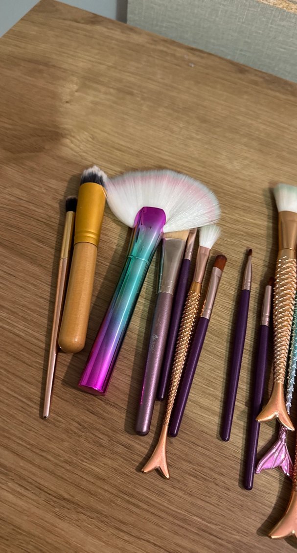 Renkli Makyaj Fırça Seti - Görsel 3