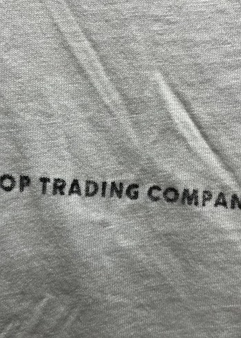 Pop Trading Co. Beyaz Baskılı Oversize Tişört - Görsel 3