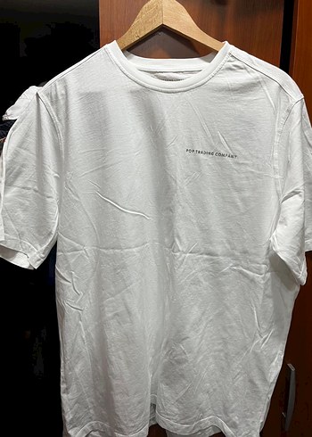 Pop Trading Co. Beyaz Baskılı Oversize Tişört - Görsel 2