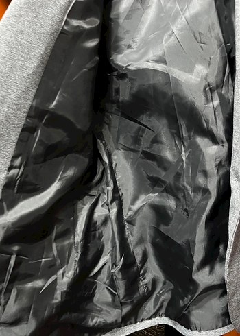 Gri Düğmeli Kadın Blazer Ceket - Görsel 5