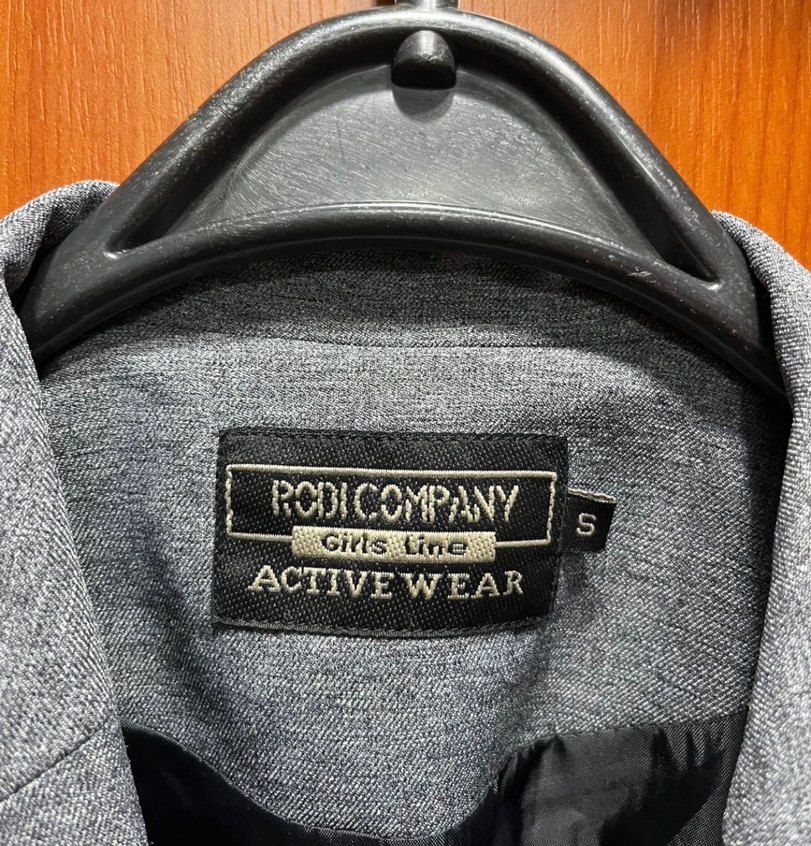 Gri Düğmeli Kadın Blazer Ceket - Görsel 3