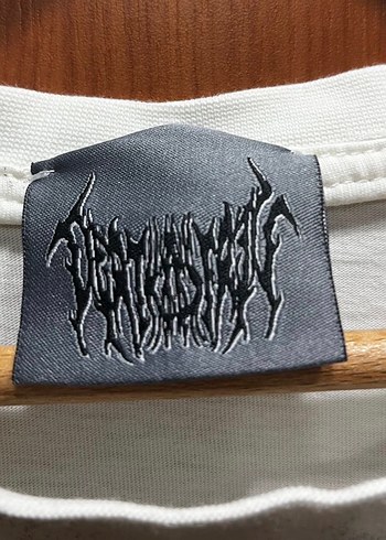 Death is easy Y2K baskılı beyaz tişört - Görsel 6