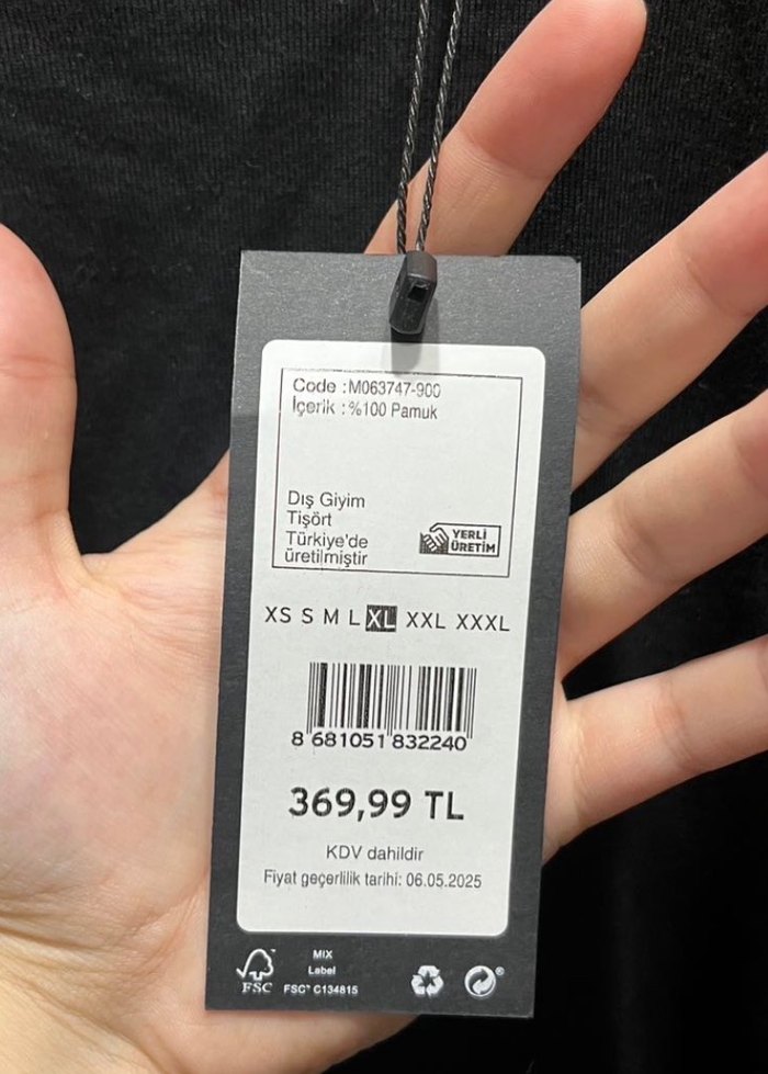 Siyah Erkek Tişört - Görsel 4