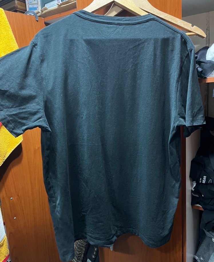 AllSaints Erkek Siyah Logo Nakışlı Tişört - Görsel 2