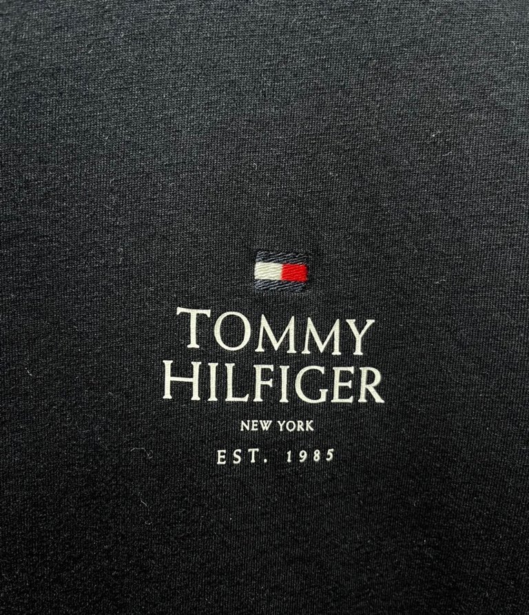 Tommy Hilfiger Erkek Lacivert Tişört - Görsel 2