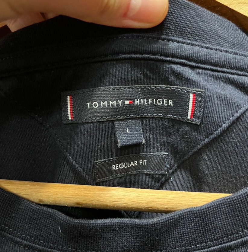 Tommy Hilfiger Erkek Lacivert Tişört - Görsel 3