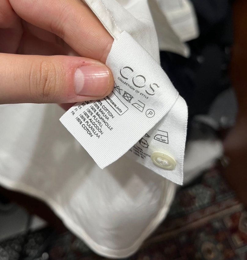 Cos beyaz gömlek - Görsel 4