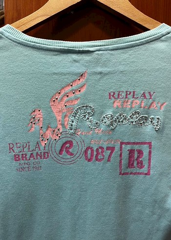 Y2k replay uzun kollu tişört - Görsel 7