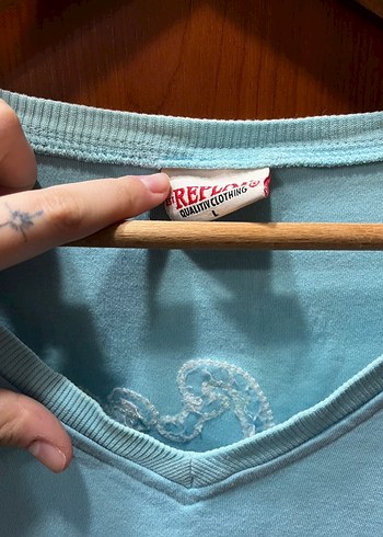 Y2k replay uzun kollu tişört - Görsel 4