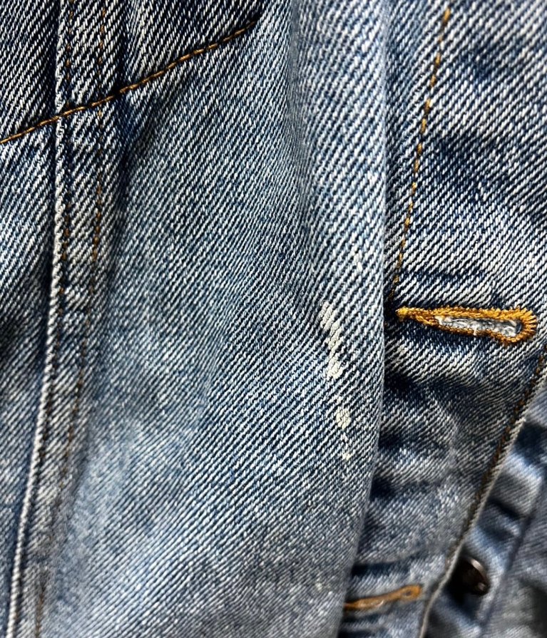 Vintage kot ceket - Görsel 3