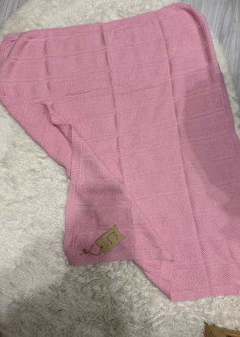 Pembe Örgü Çocuk Battaniyesi - Görsel 2
