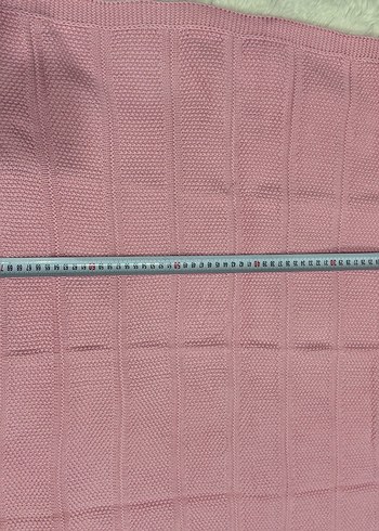 Pembe Örgü Çocuk Battaniyesi - Görsel 6
