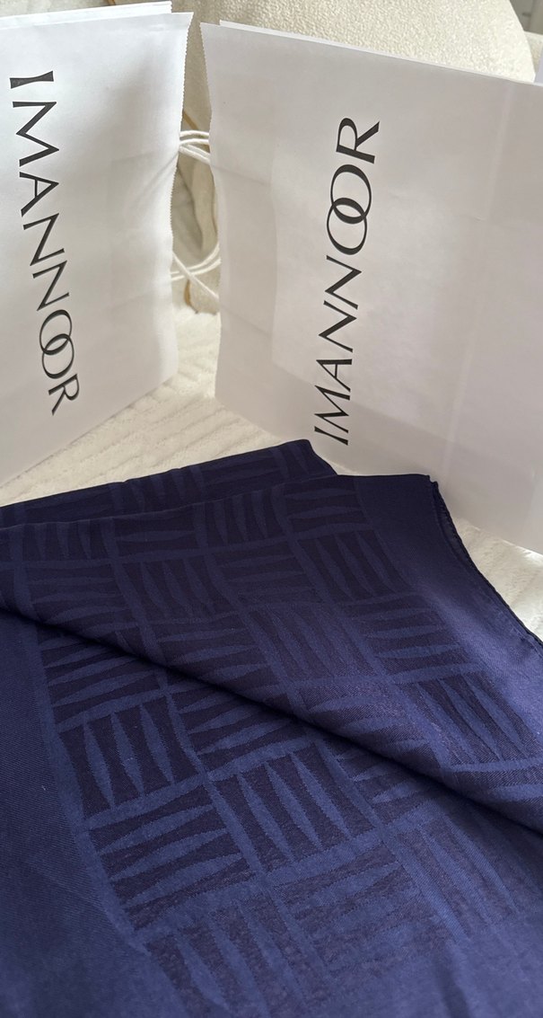 Lacivert Pilili imanoor şa - Görsel 2