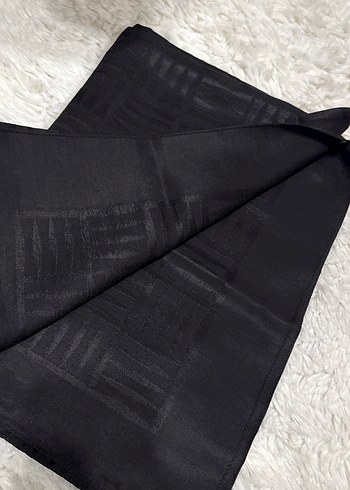 Siyah imannor şal - Görsel 2