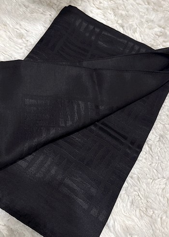 Siyah imannor şal - Görsel 3