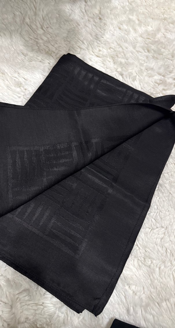 Siyah imannor şal - Görsel 2