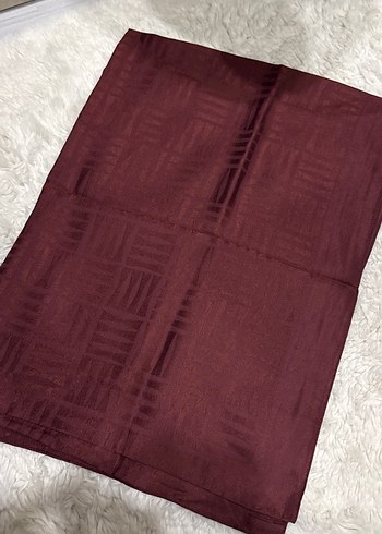 Orjinal bordo imanoor şal - Görsel 2