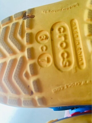 23 Beden sarı Renk Crocs terlik