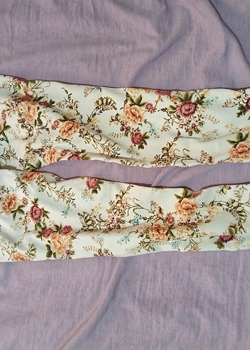 Çiçek Desenli Düğmeli Bohem Kadın Pantolon - Görsel 2