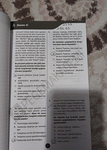 KPSS 2020 Türkçe 30 Deneme Kitabı - Görsel 2