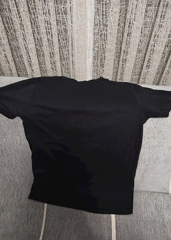 Siyah Baskılı Erkek Tişört - Görsel 3