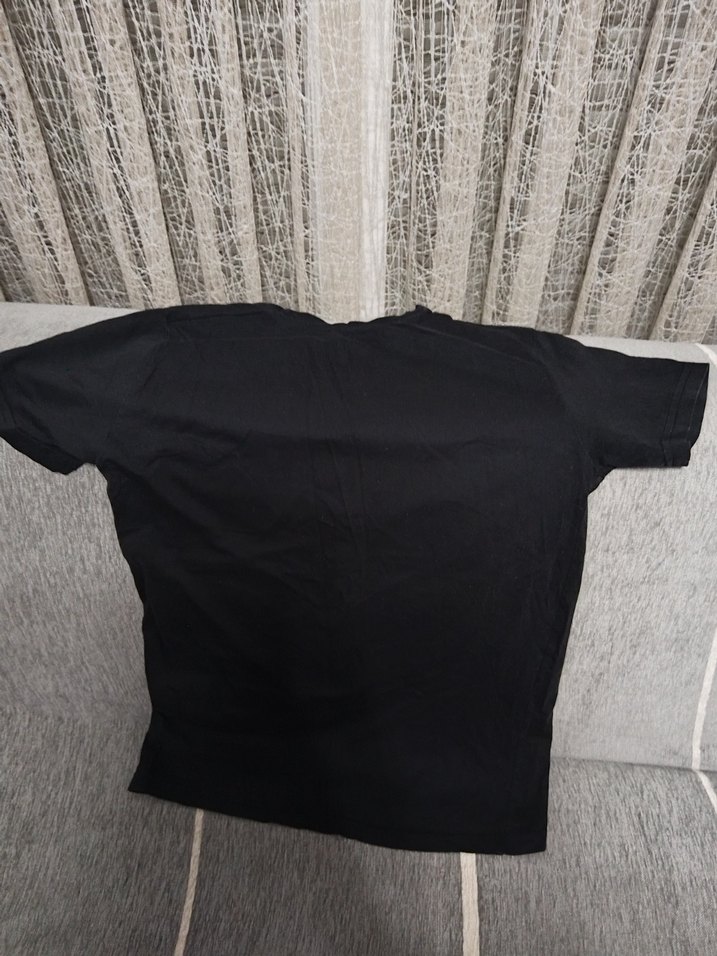 Siyah Baskılı Erkek Tişört - Görsel 3