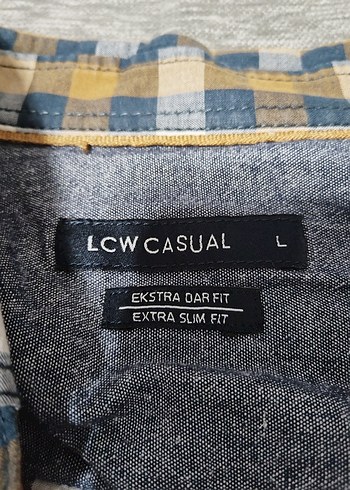 Düğmeli Ekose Desenli Erkek Gömlek - Görsel 3