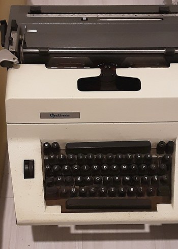 Beyaz Optima Daktilo alman malı - Görsel 4