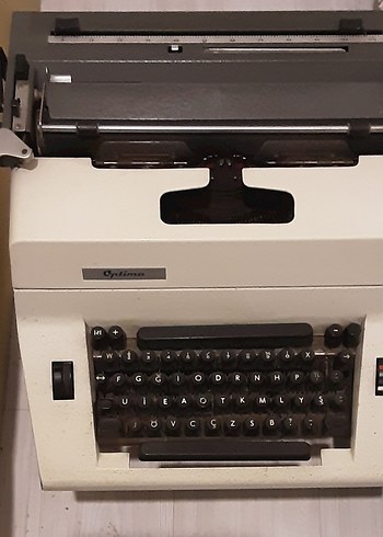 Beyaz Optima Daktilo alman malı - Görsel 2