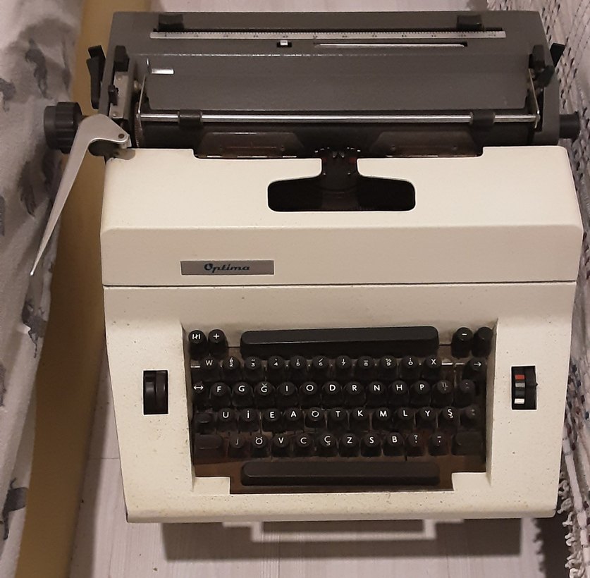 Beyaz Optima Daktilo alman malı - Görsel 4