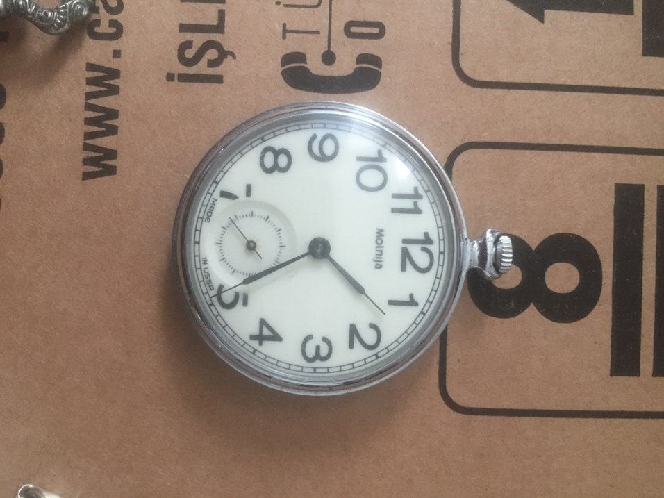 Vintage Molnija Cep Saati kurmalı - Görsel 2