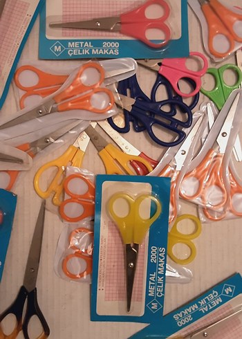 Renkli Okul Makas Seti tanesi 25 tl - Görsel 2