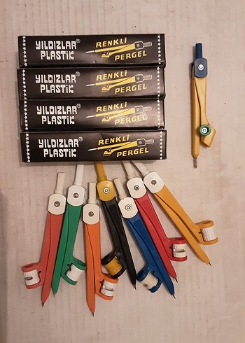 Renkli Pergel tane 25 tl - Görsel 7