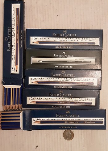 Johann Faber Kırmızı Kopya Kalemleri çizim kalemleri - Görsel 4