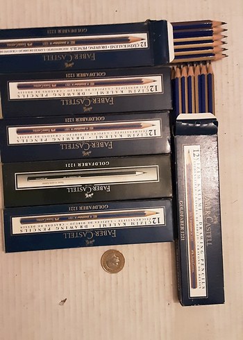 Johann Faber Kırmızı Kopya Kalemleri çizim kalemleri - Görsel 3